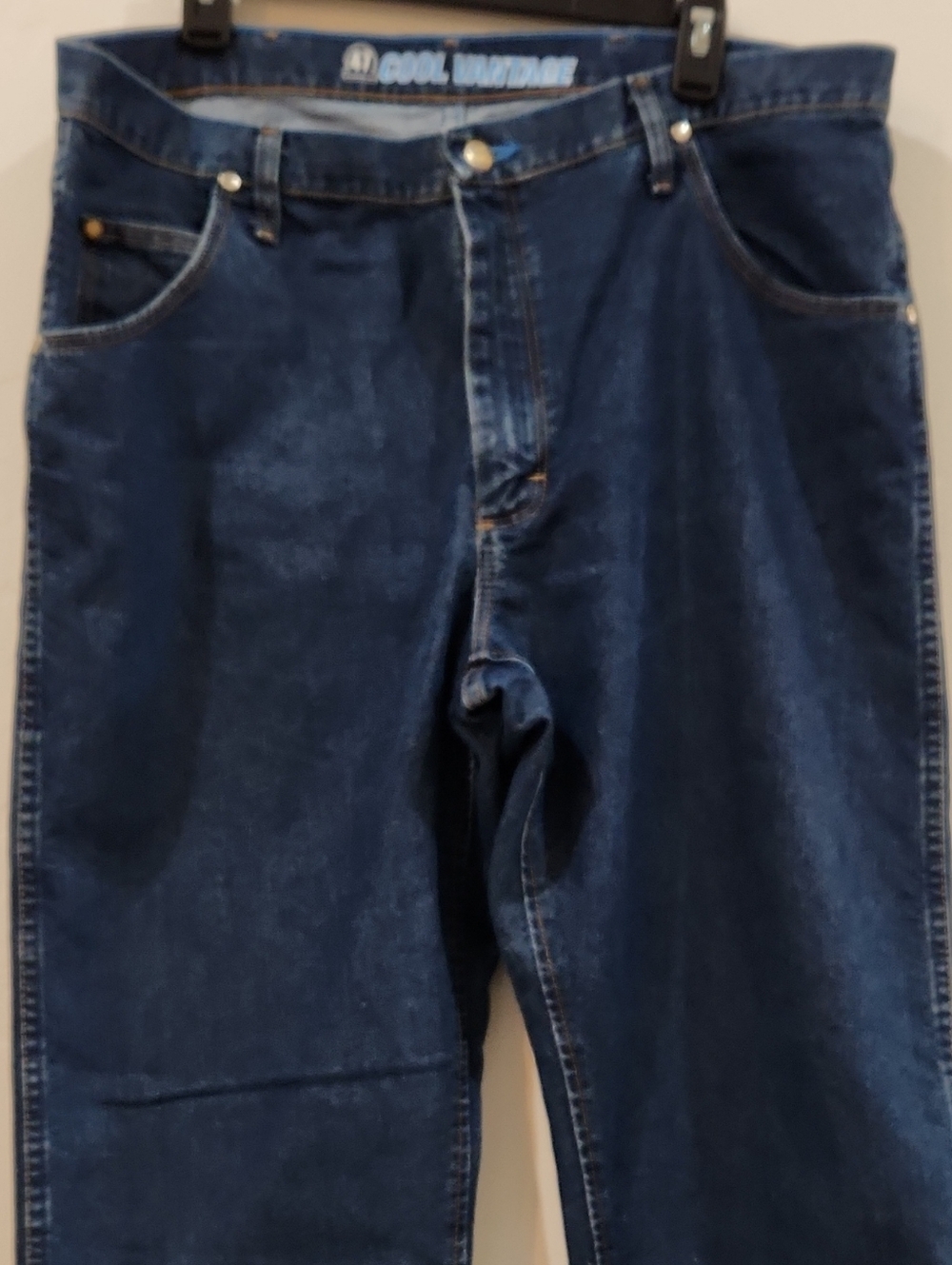 Wrangler Vintage Men’s Deep Indigo Relaxed Jeans